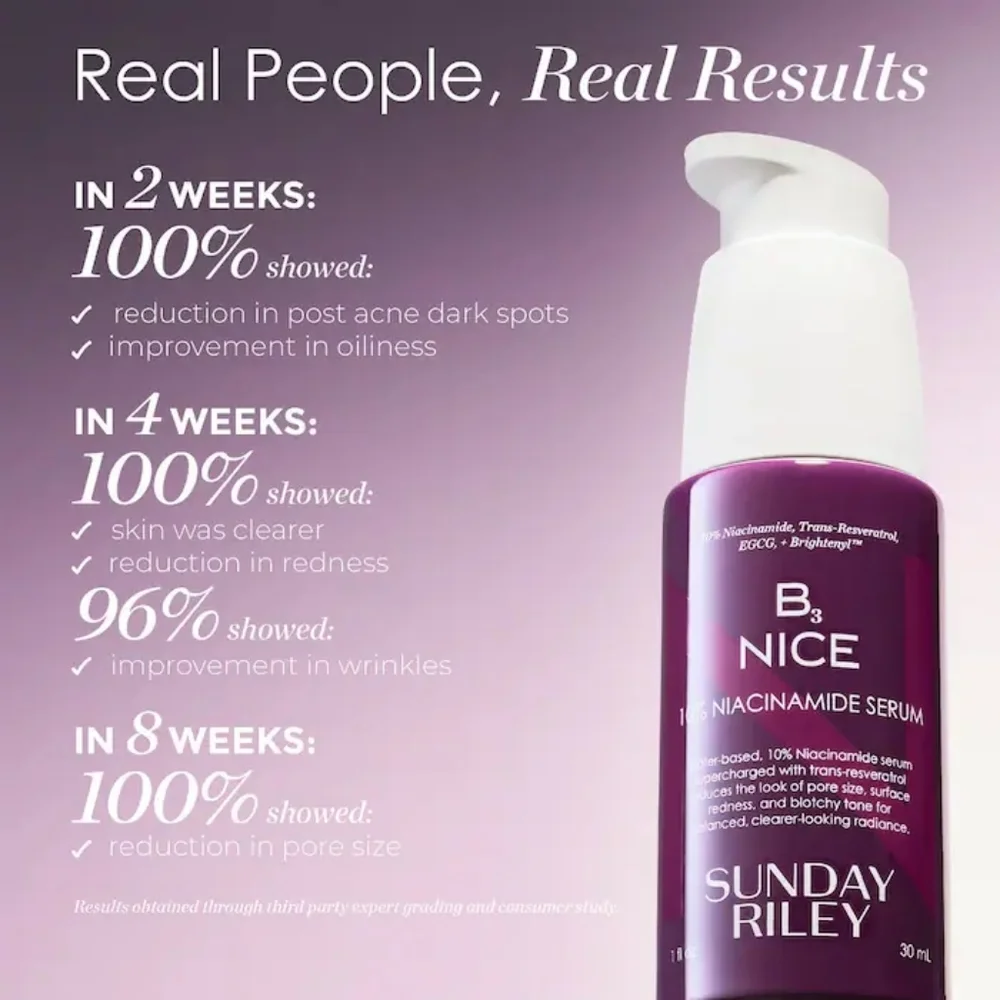 Sunday Riley B3 Nice - 10% Niacinamide Serum